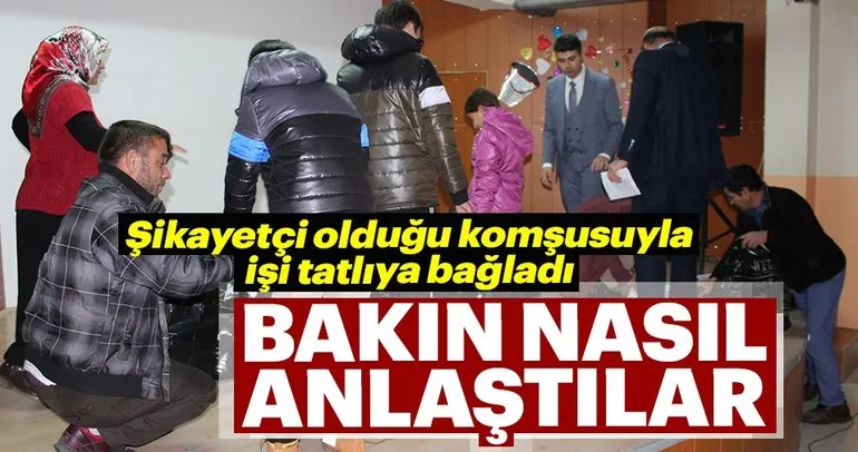 Bakın nasıl uzlaştılar...