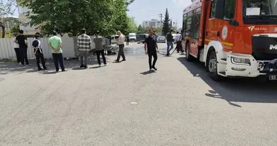 Şanlıurfa’da motosiklet alev aldı #sanliurfa
