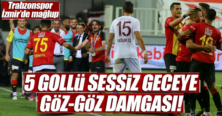 5 gollü sessiz geceye Göz-Göz damgası: 3-2