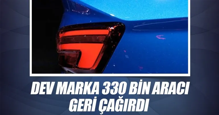 Audi 330 bin aracı geri çağırdı