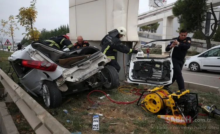 Otomobilin hızı 180’de takılı kaldı