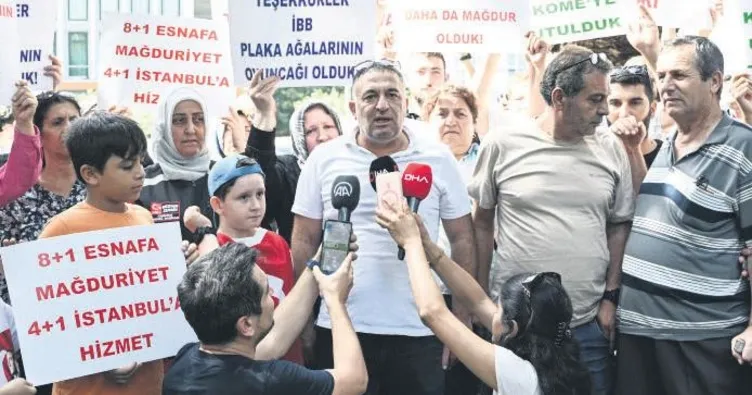 İBB’de 4+1 araç istiyoruz eylemi