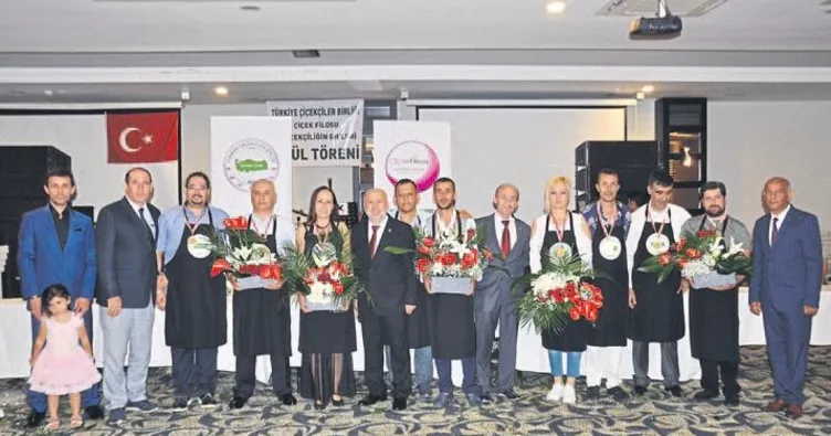 Çiçekçiliğin ‘En’leri ödüllerine kavuştu