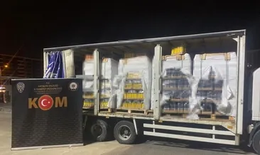 Antalya’da yılbaşı öncesi 5 bin 232 şişe sahte alkol ele geçirildi