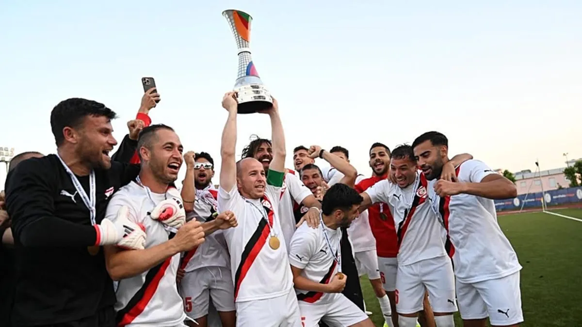 Kuzey Kıbrıs Türk Cumhuriyeti Milli Futbol Takımı, CONIFA Avrupa şampiyonu oldu! Kuzey Kıbrıs Türk Cumhuriyeti Milli Futbol Takımı, CONIFA Avrupa şampiyonu oldu!