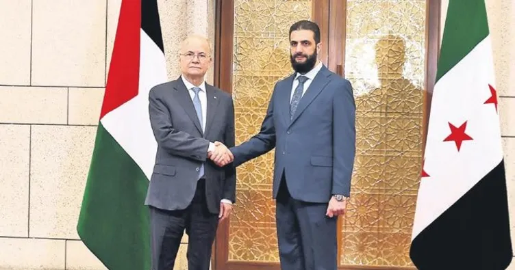 Filistin Başbakanı Şara ile görüştü