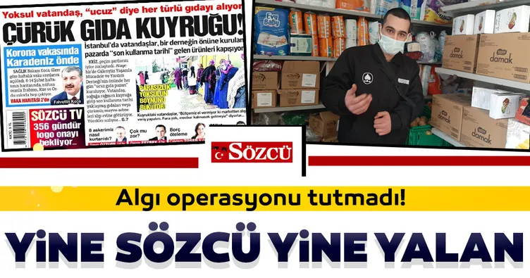 Yine Sözcü, yine yalan!