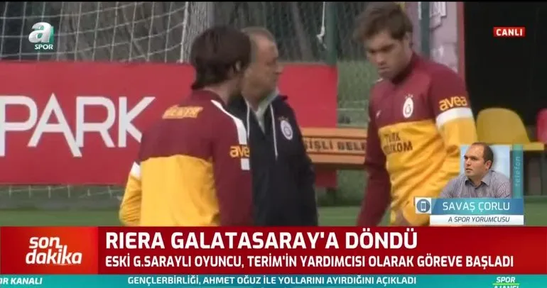 Son dakika: Galatasaray’da Riera teknik ekibe katıldı!