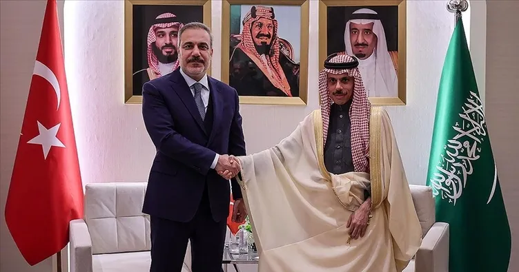 Bakan Fidan, Suudi Arabistanlı mevkidaşı Faysal bin Ferhan ile görüştü