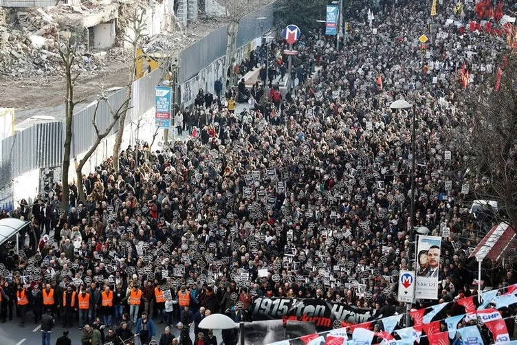 Hrant Dink için ölümünün 8. yılında yürüyüş