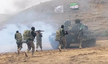 Özgür Suriye Ordusu YPG’yi püskürttü