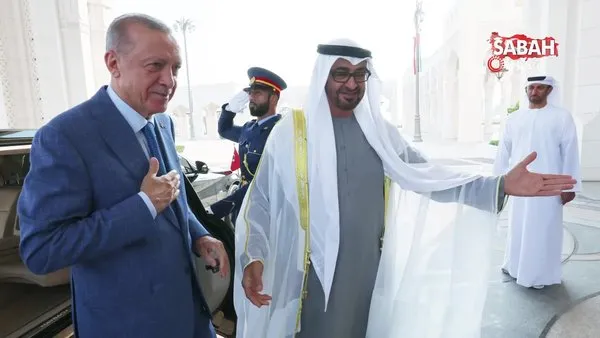 Cumhurbaşkanı Erdoğan, BAE’de resmi törenle karşılandı | Video