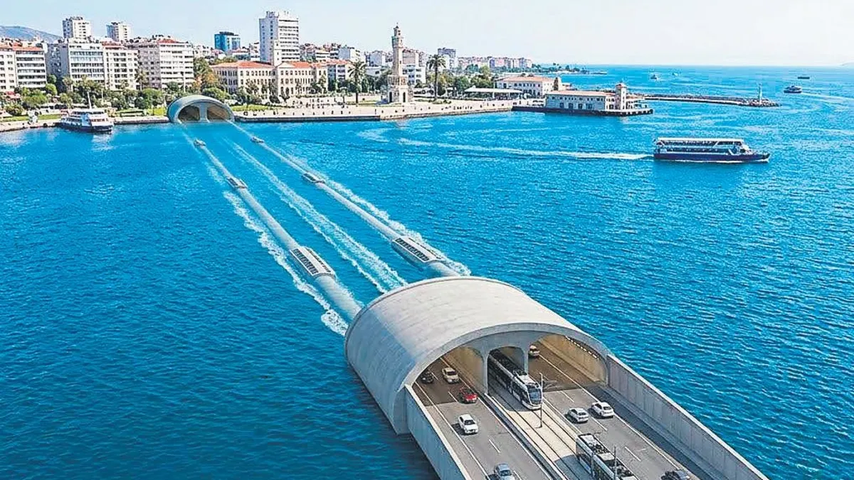 İzmir’in ilk mega projesi tüp geçit