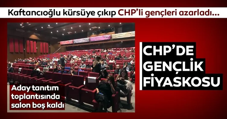 CHP’de gençlik fiyaskosu