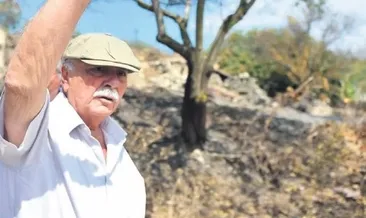 Yangın bitti başkan geldi