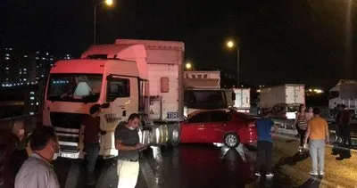 Anadolu Otoyolu’nda zincirleme trafik kazasında 1 kişi yaralandı