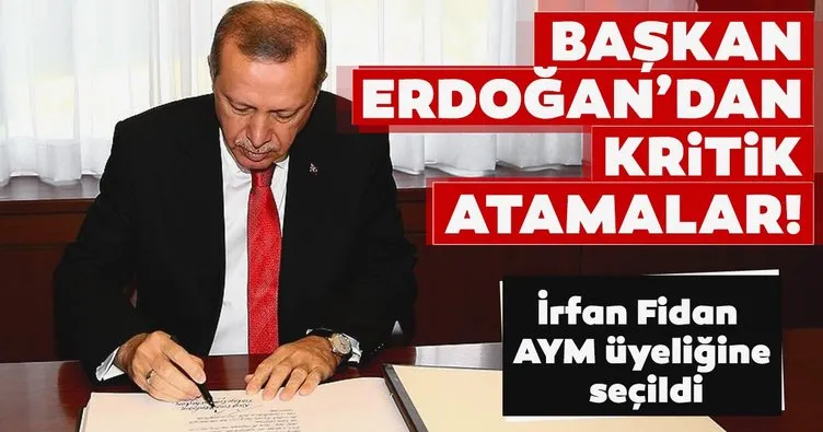 Son dakika haberi: Başkan Erdoğan imzaladı! Atama kararları Resmi Gazete’de