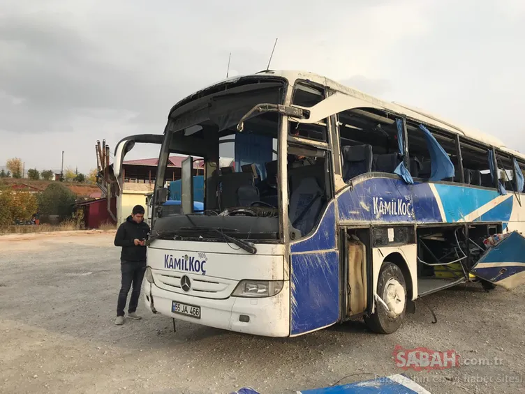 Kahramanmaraş'ta yolcu otobüsü devrildi