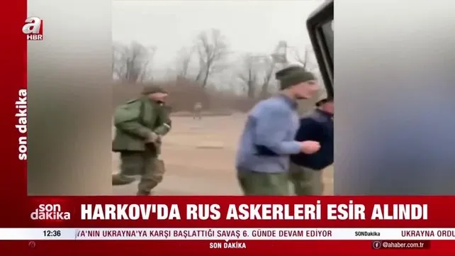 SON DAKİKA: Harkov’da esir alınan Rus askerlerinin görüntüsü ortaya çıktı | Video