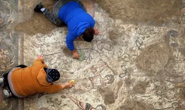 Kahramanmaraş’ta bulundu: 1500 yıllık mozaik dikkat çekti