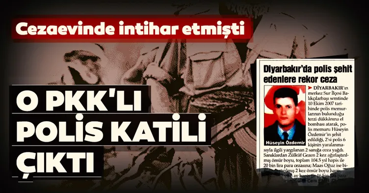 O PKK’lı polis katili çıktı