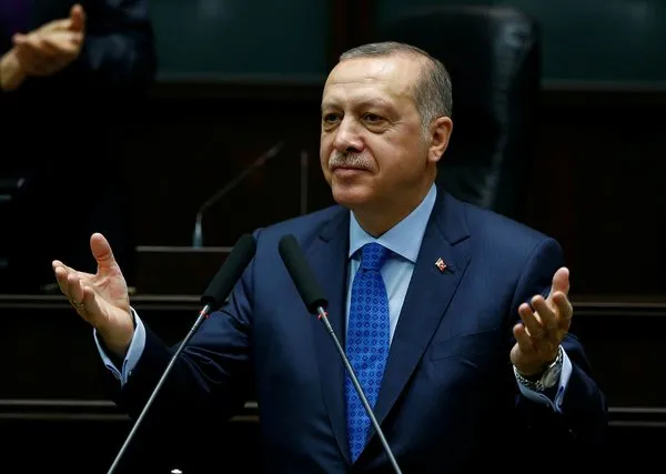 Cumhurbaşkanı Erdoğan'ın katıldığı AK Parti grup toplantısından kareler