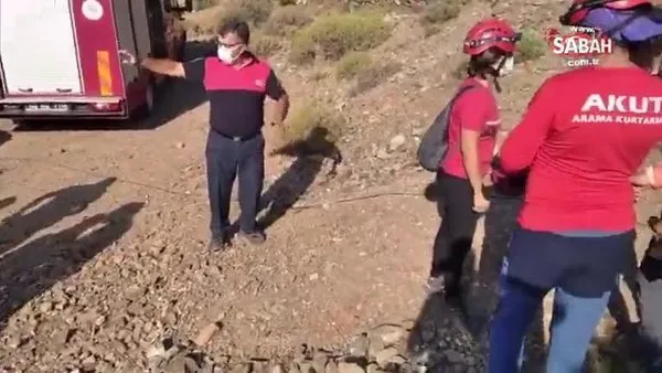 200 metrelik kuyu düşen genç kurtarıldı | Video