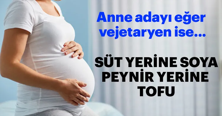 Süt yerine soya peynir yerine tofu