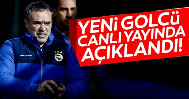 Fenerbahçe’nin yeni golcüsü canlı yayında açıklandı!