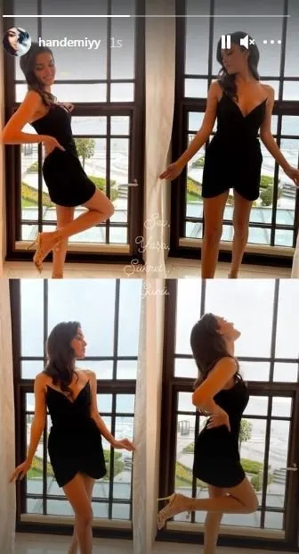 Güzel oyuncu Hande Erçel ne giyse sosyal medyada olay oluyor! Kıyafetlerinin değeri dudak uçuklattı