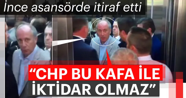 Muharrem İnce'nin CHP Genel Merkezinde asansör krizi
