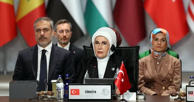 Emine Erdoğan'dan “Filistin İçin Tek Yürek Lider Eşleri Zirvesi” paylaşımı