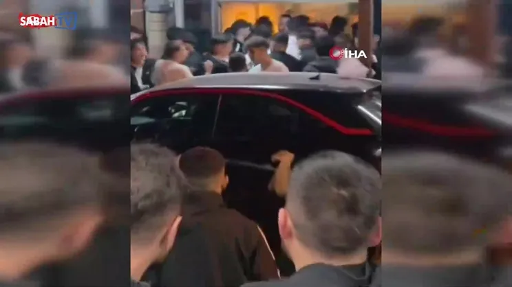 Düğün salonundaki kavga kamerada | Video