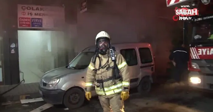 Son dakika haberi... İstanbul Kağıthane’de yangın paniği | Video