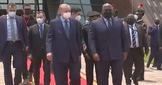 Son dakika: Başkan Erdoğan Senegal Stadı'nın açılışına katıldı
