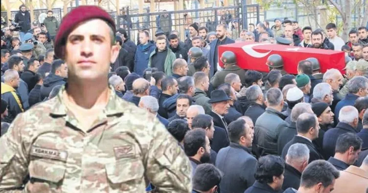 Şehidi binler uğurladı