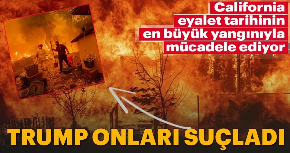 Kaliforniya eyalet tarihinin en büyük yangınıyla mücadele ediyor: 7 ölü 73