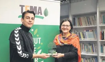 Norm Ender’e ‘fidan’ teşekkürü