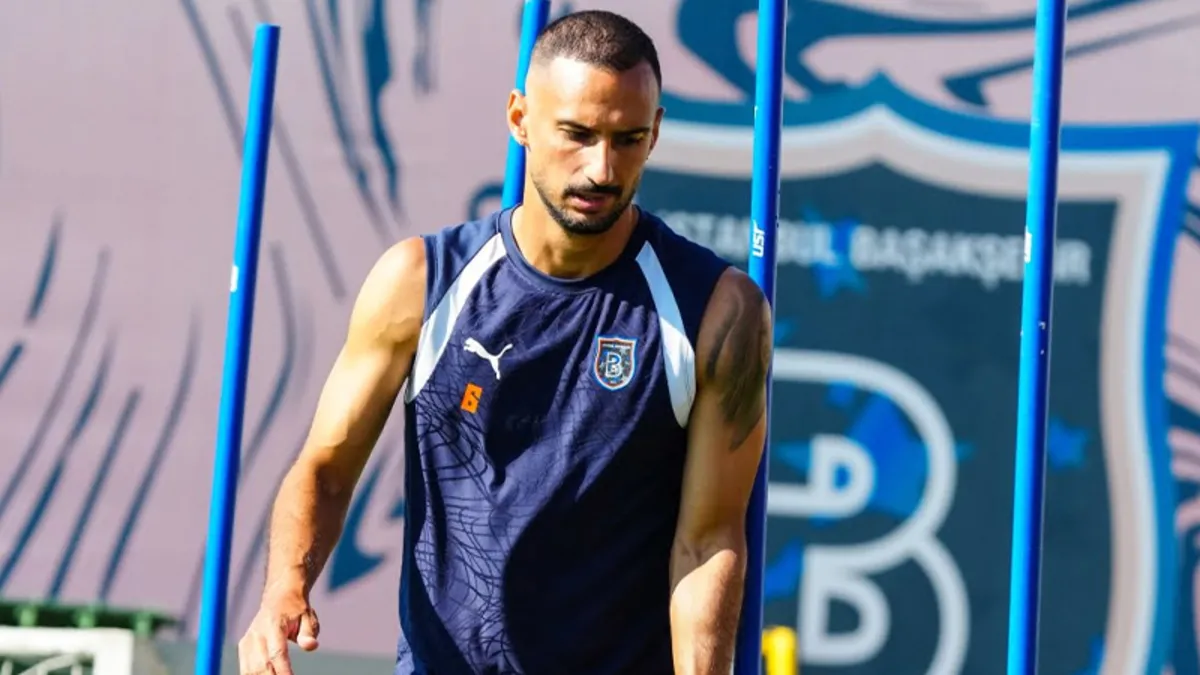 Başakşehir futbol takımı antrenmanda
