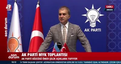 AK Parti Sözcüsü Ömer Çelik’ten MYK sonrası önemli açıklamalar | Video