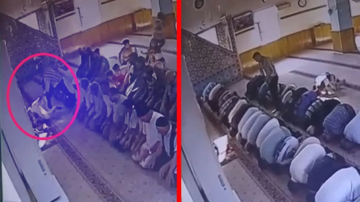 Kayseri'de vahşet! Park kavgası camiye taşındı! Bir anda defalarca kez bıçakladı! O anlar kamerada