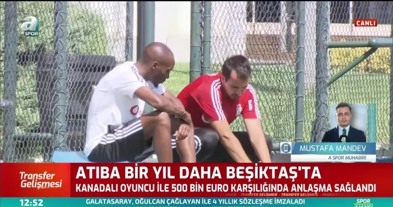 Atiba Hutchinson Beşiktaş’ta kaldı!
