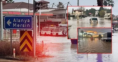 Antalya’da sağanak yağış sele neden oldu! Cadde ve sokaklar göle döndü: Mahsur kalan vatandaşları AFAD kurtardı