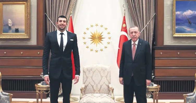Başkan Erdoğan Emre Sakçı’yı kabul etti