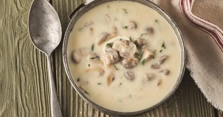 Yoğurtlu mantarlı çorba tarifi