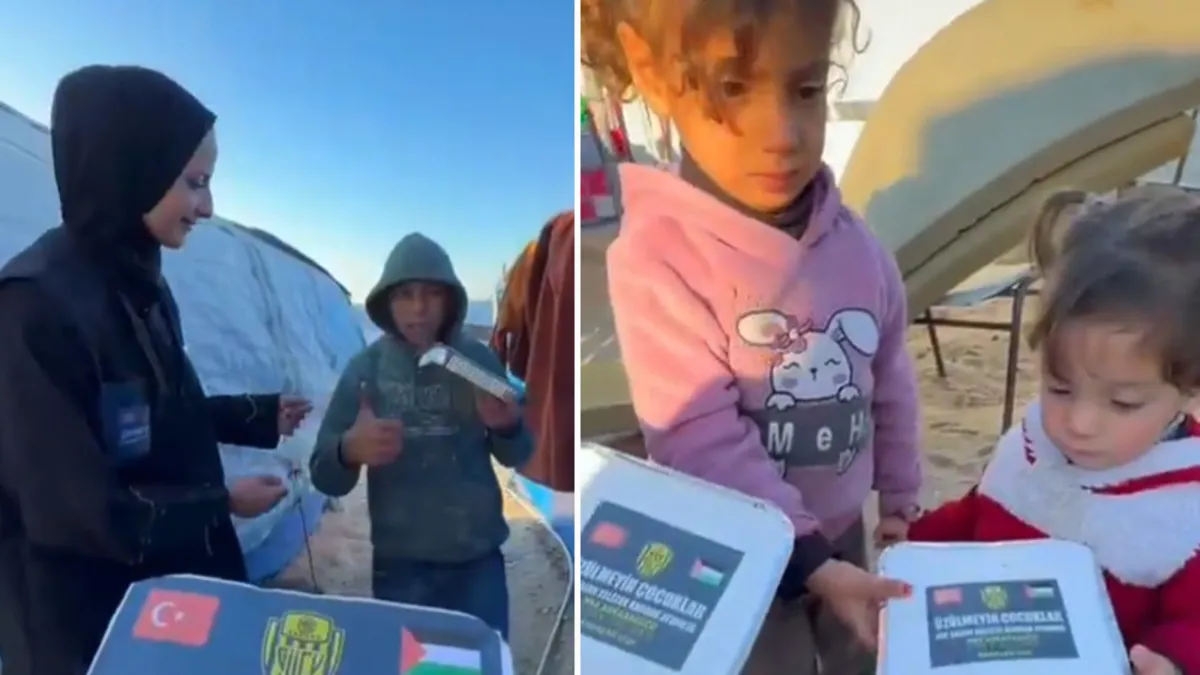 Ankaragücü Kulübü, Gazze'de iftar verdi!