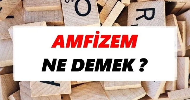 Amfizem Ne Demek? TDK’ya Göre Amfizem Sözlük Anlamı Nedir?