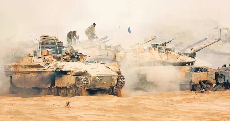 İsrail tankları geri vites yaptı