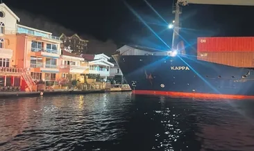 Boğaz’da yürek hoplatan kaza