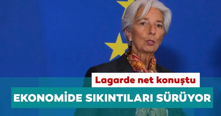 ECB Başkanı Lagarde: İkinci dalga hafiflese de ekonomide bunun sıkıntıları sürüyor
